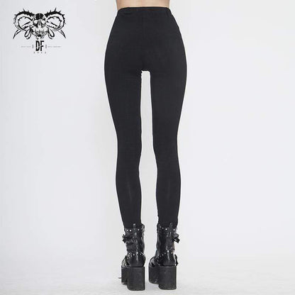 Gothic Punk Skull Leggings