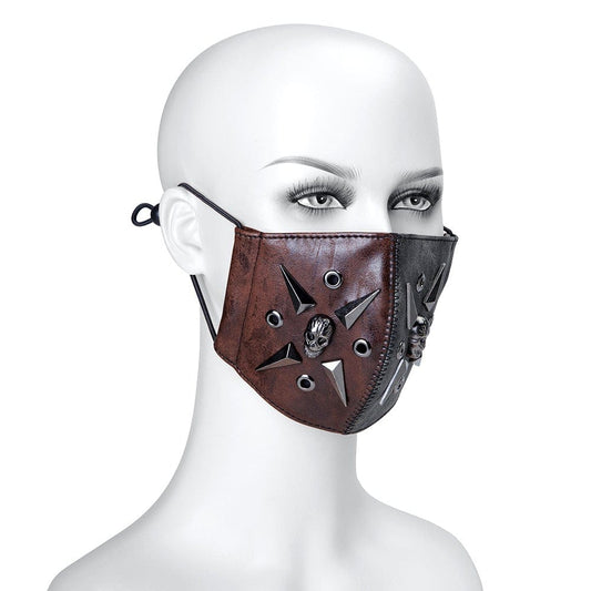 Steampunk Rivets Skull Mask