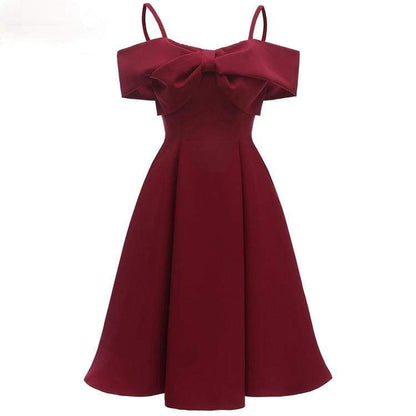 Bowknot Slip Dresses Bridesmaid Dresses