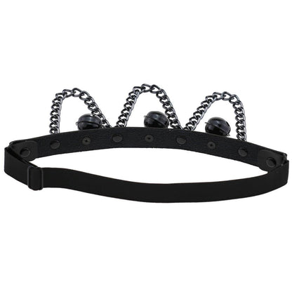 Gothic Chain Leg Harnesses With Tinkle Bell