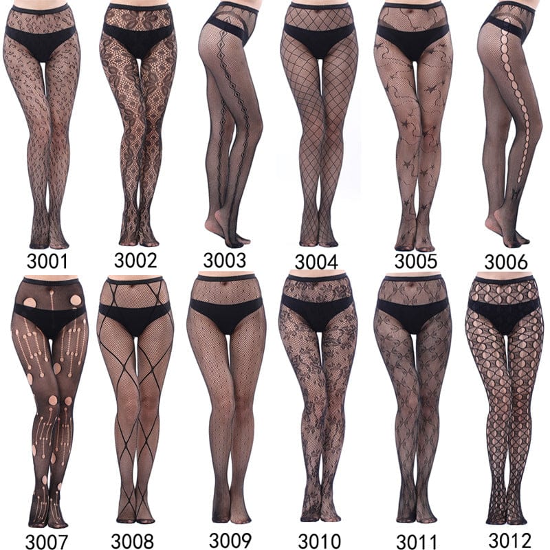 Gothic Lace Pantyhose Stockings