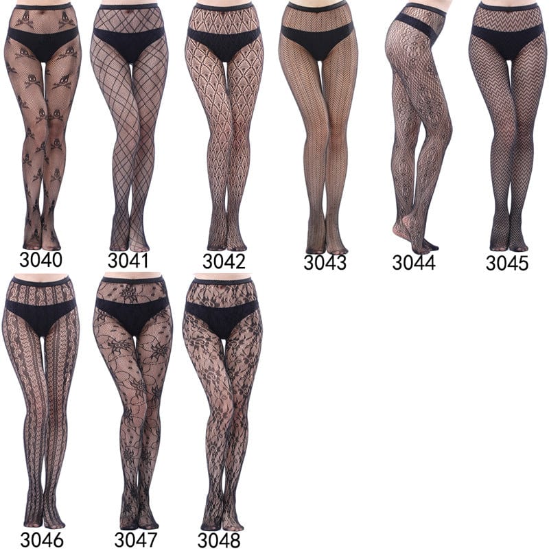 Gothic Lace Pantyhose Stockings