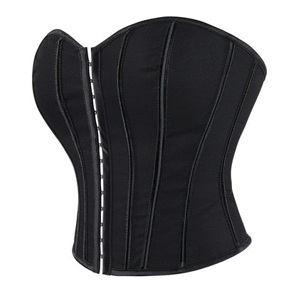 Gothic Leopard Printed Lace-up Overbust Corset