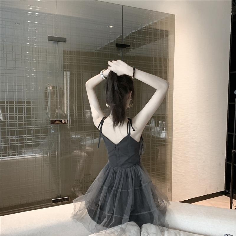 Gothic Mesh Slip Dresses