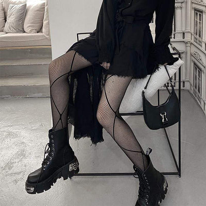 Moon Fishnet Stockings