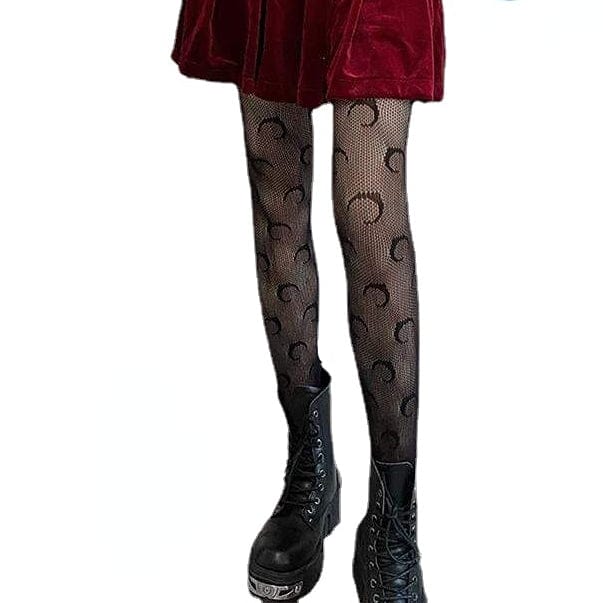 Moon Fishnet Stockings