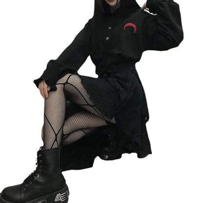 Moon Fishnet Stockings