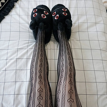 Punk Heart Fishnet Pantynose