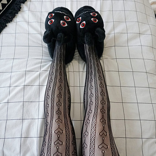 Punk Heart Fishnet Pantynose