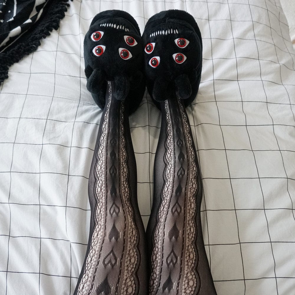 Punk Rippled Fishnet Pantynose
