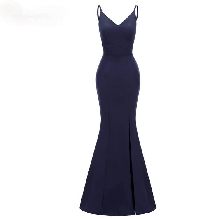 Satin Maxi Slip Dresses Evening Dresses