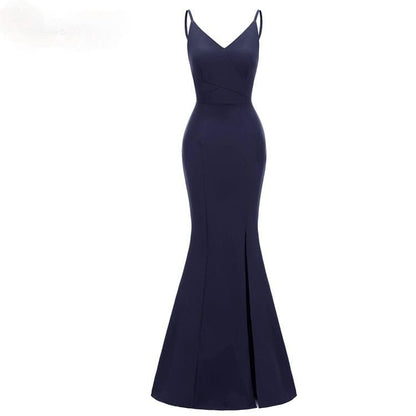 Satin Maxi Slip Dresses Evening Dresses