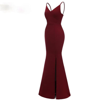 Satin Maxi Slip Dresses Evening Dresses