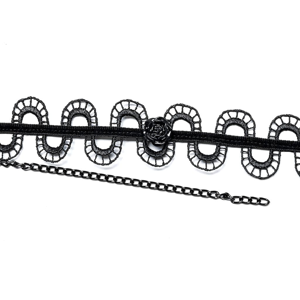 Gothic Rose Snakelike Choker