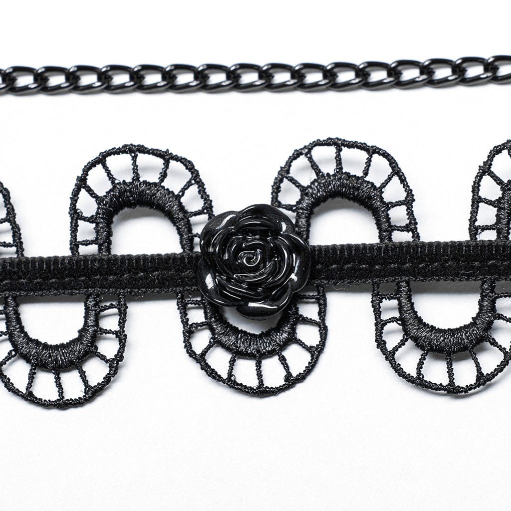 Gothic Rose Snakelike Choker