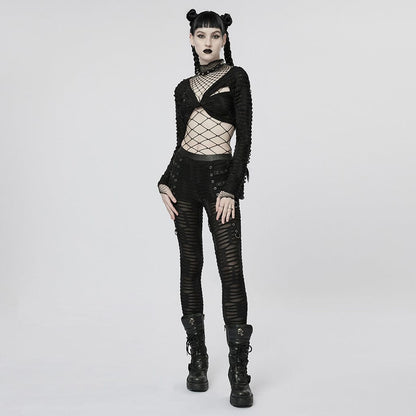 Punk Sheer Mesh Bodysuit