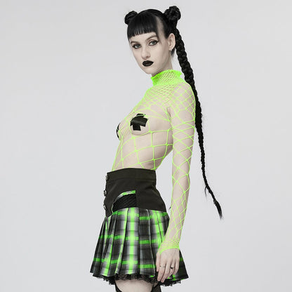 Punk Sheer Mesh Bodysuit