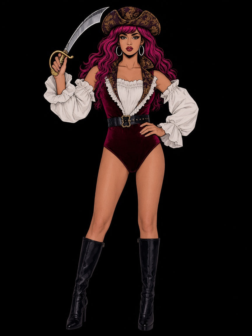 sultry pirate costume