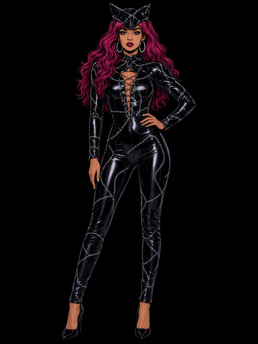 feisty feline catwoman