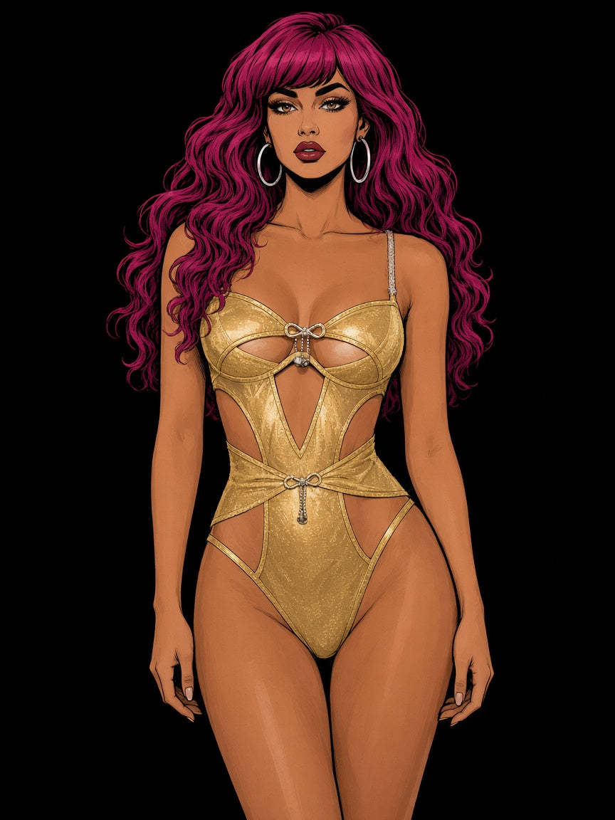 gilded beauty teddy