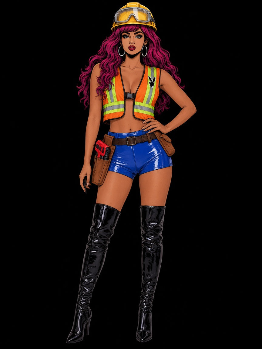 playboy construction cutie