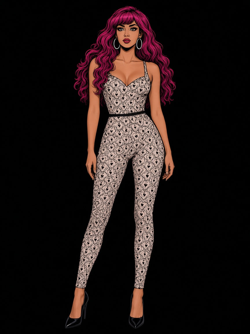 Playboy® Bunny Kiss Sleeveless Catsuit