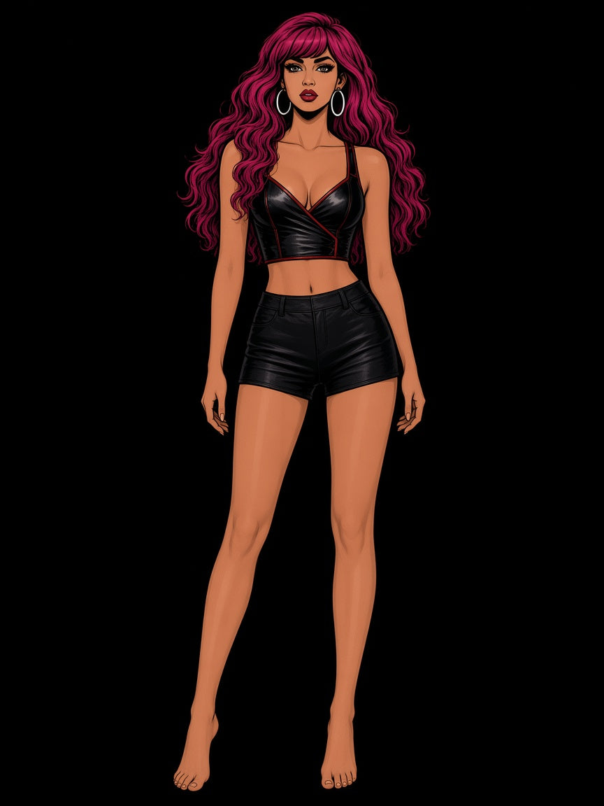 punk cross strappy